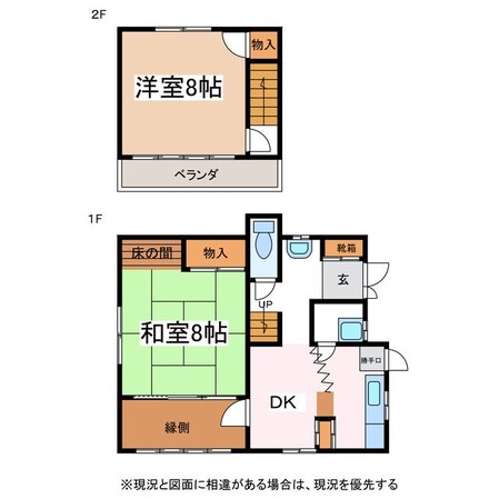 島内駅 徒歩16分 1階の物件間取画像